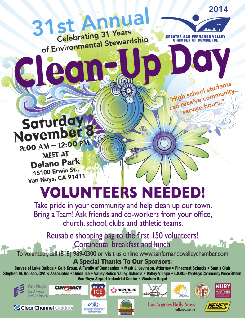 Clean Up Day Flyer 2014