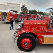 Antique fire engine