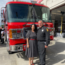 Nury Martinez at LAFD 39 Opening