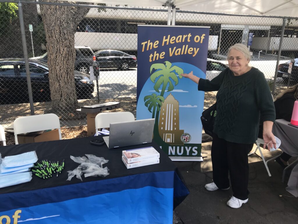 Kathy Schreiner at Resource Fair