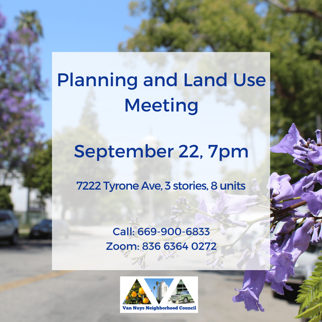 Planning and Land Use Meeting sep 22