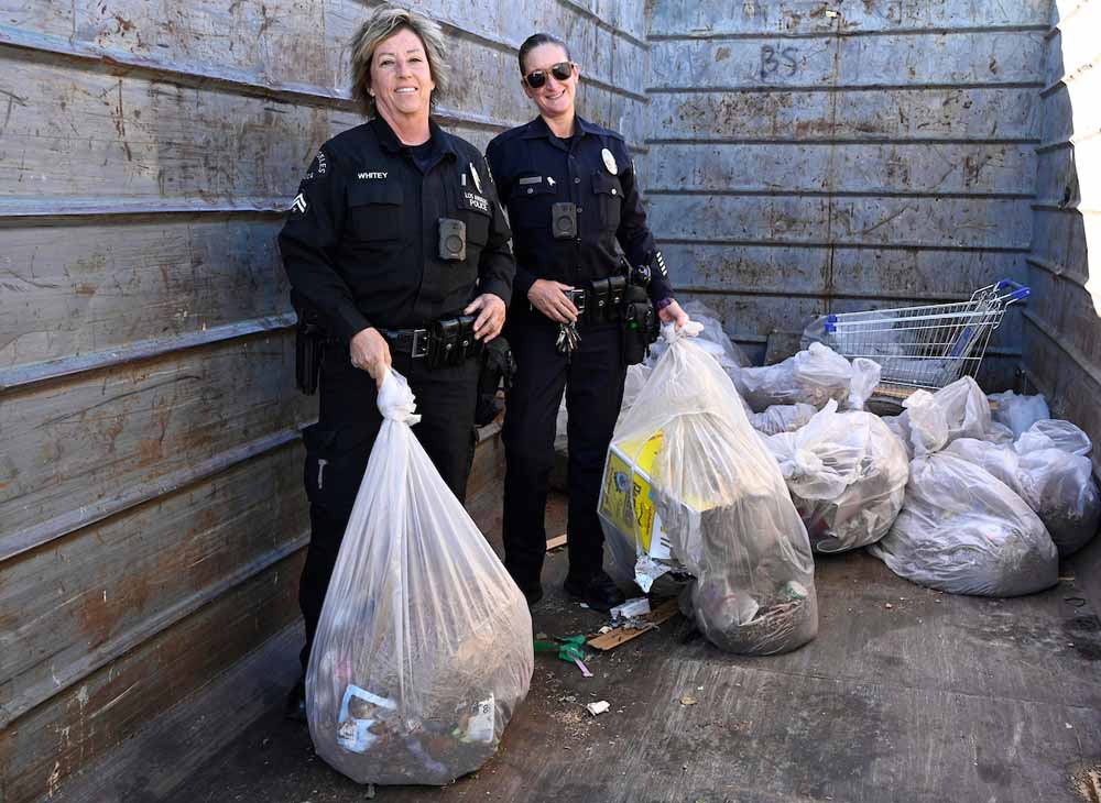 LAPD at VCC Clean Up