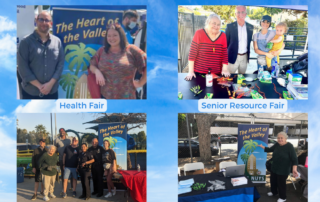 Outreach at Health Fair, Senior Resource Fair, Movie Night & Probation Fair