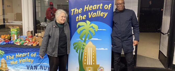 VNNC hosts refreshments for Van Nuys Homeless County volunteers