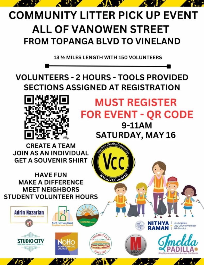 vanowen community clean up
