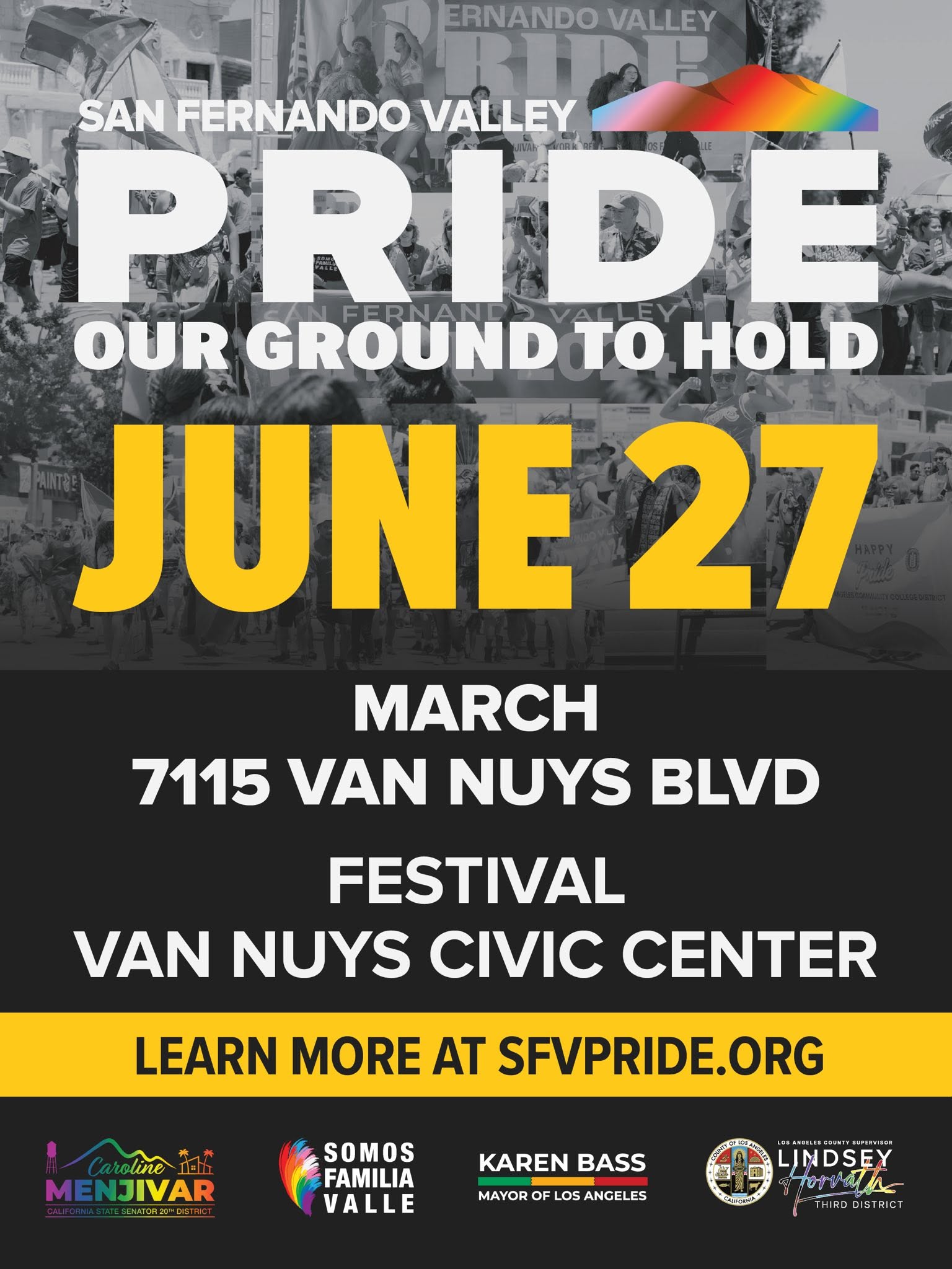 Pride Festival and march, our ground to hold