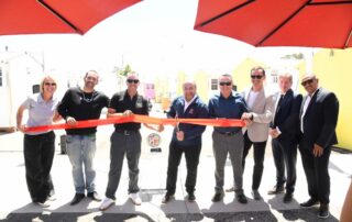 Van Nuys Shelter ribbon cuttimg