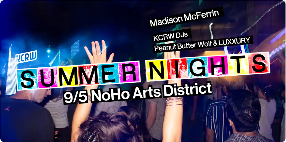 Summer nights on September 5 Noho Arts District