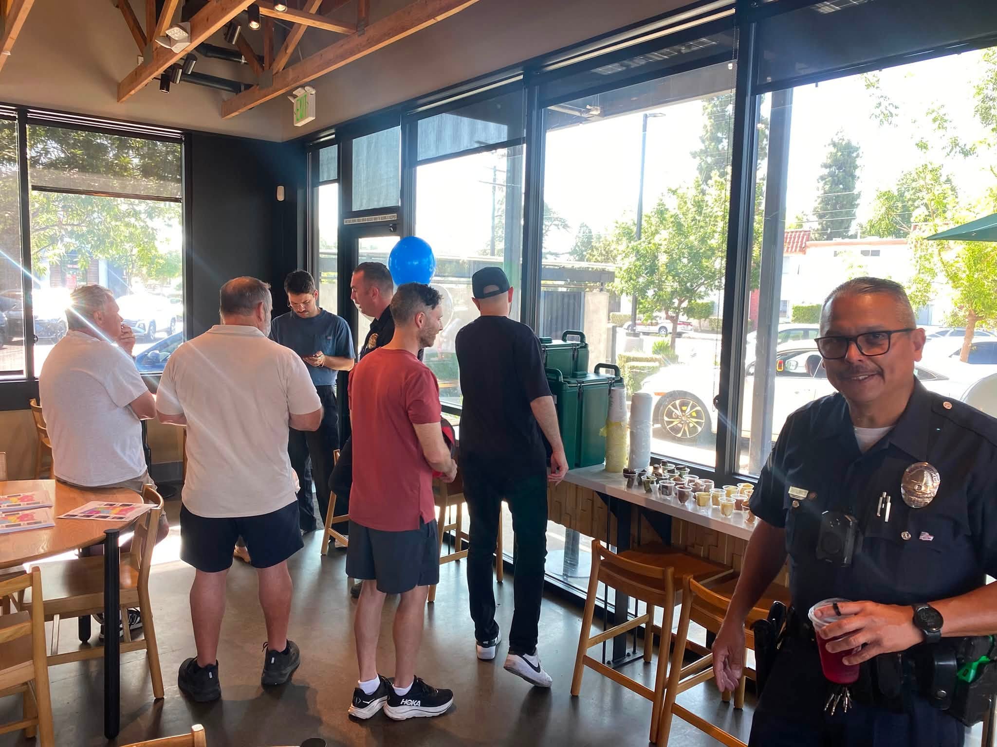 Coffee with a cop snacks