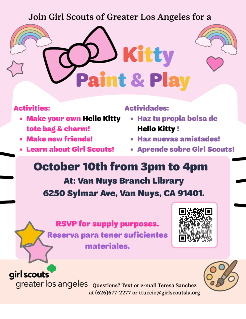 Girl Scouts Paint & Play Event