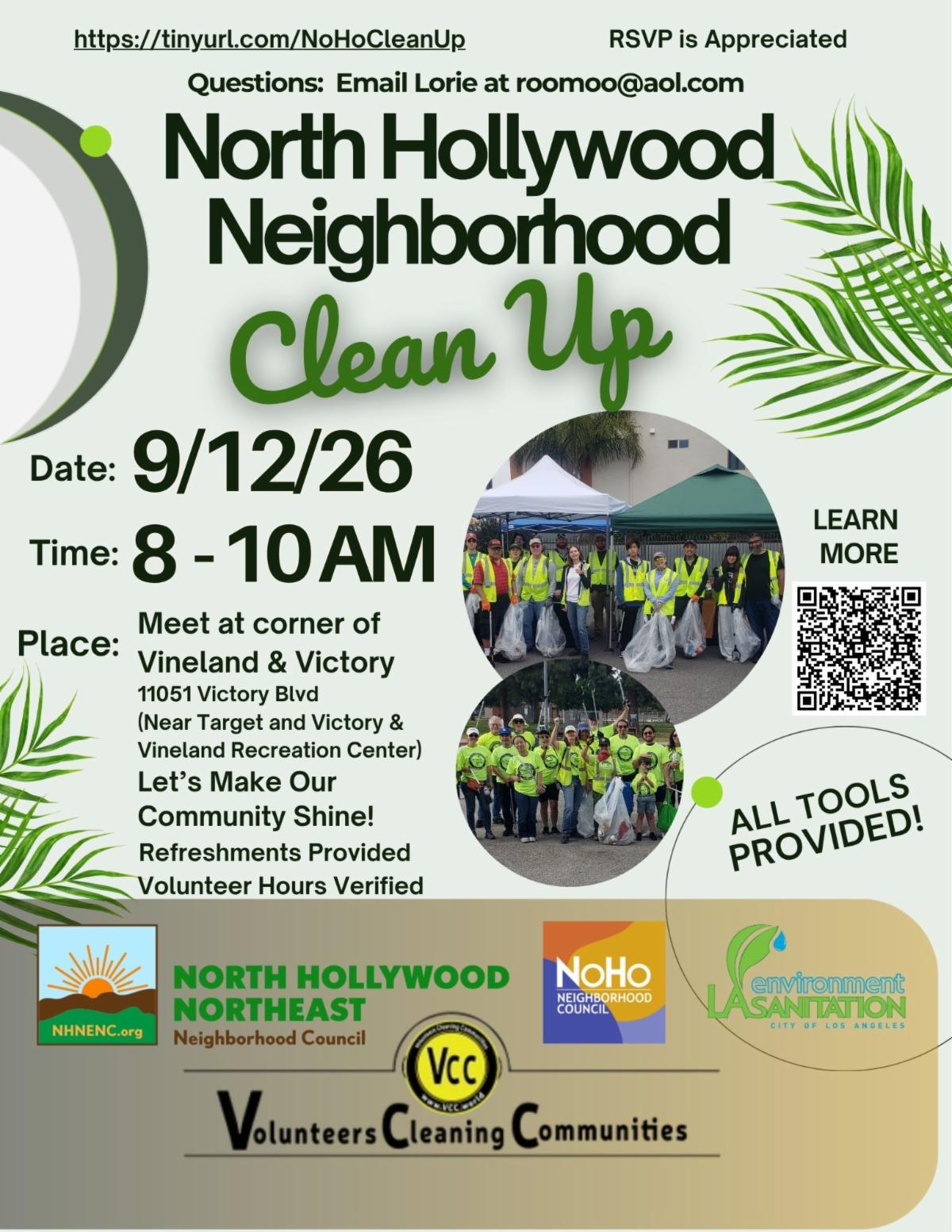 clean up