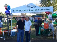 DONE representative Jay Handel with North Hills NC board member