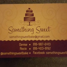 Something Sweet business card
